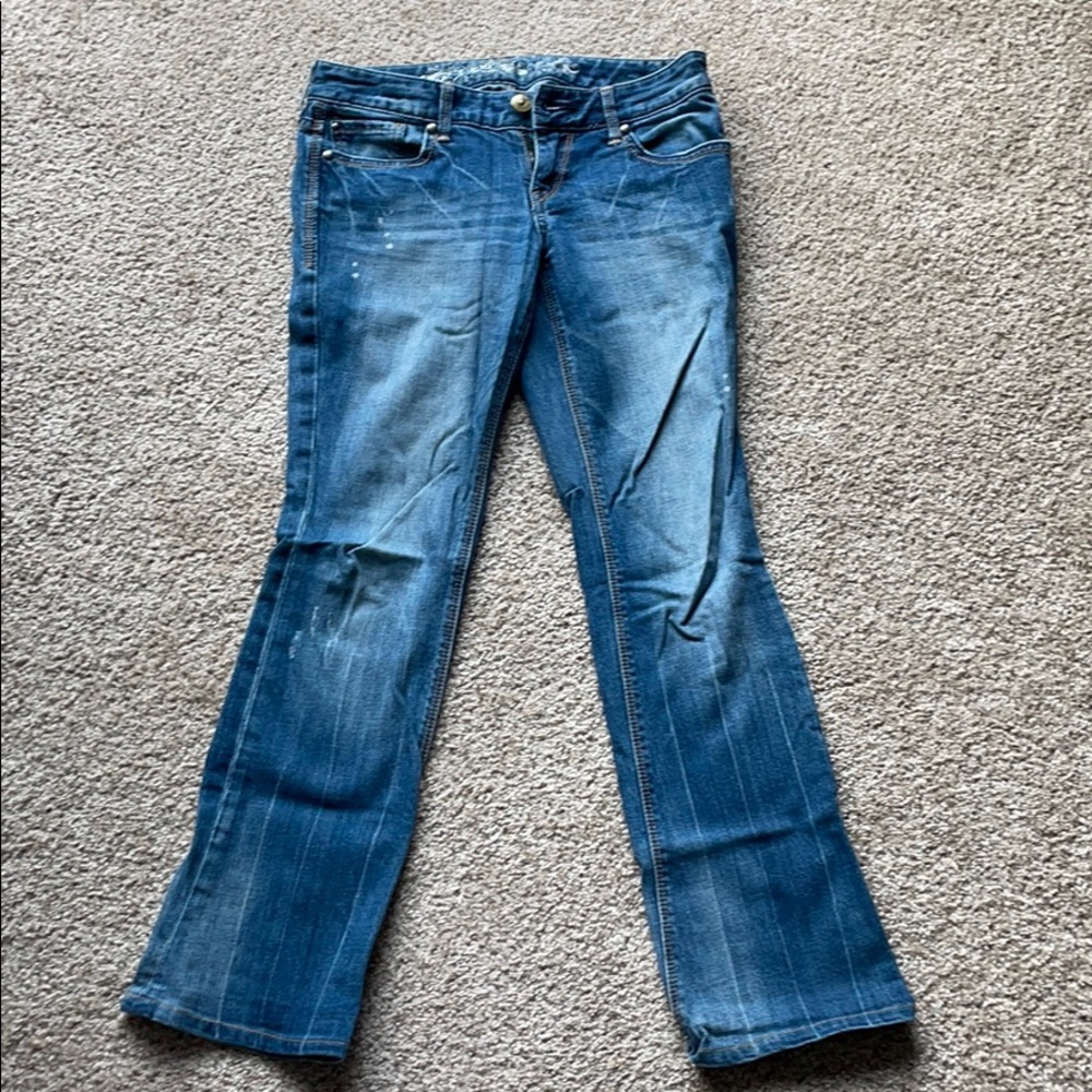 Express Barely Boot Jeans Size 0 Short